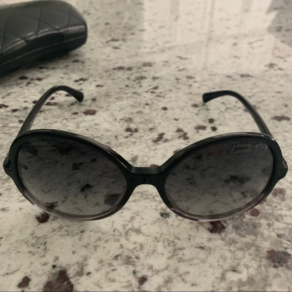 Authentic CHANEL 5351 1561/S8 59 17 140 3P polarized‎ sunglasses w/case